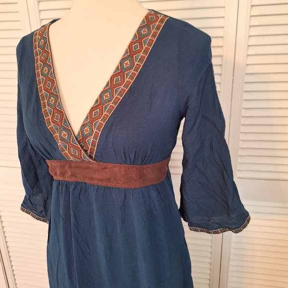 Flying tomato embroidery ruffle maxi dress sz small *AH1 - Picture 5 of 5